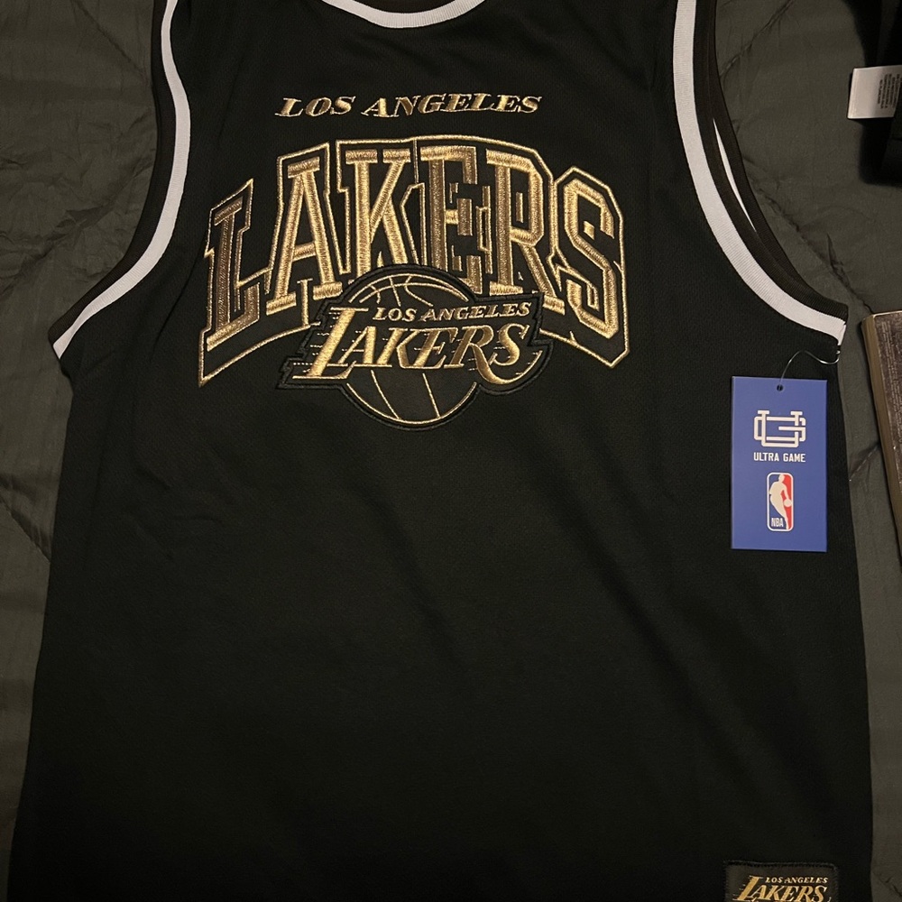 Black and Gold Lakers Jersey